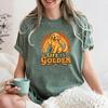 Comfort Colors® Life Is Golden Shirt, Golden Retriever Mom Apparel, Retro Retriever Puppy Shirt, Animal Lover Outfit, Dog Breed T-Shirt