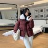 Autumn Winter Thicken Warm Parka Women Casual Sweety Solid Color Big Pocket Loose Jackets Outwear