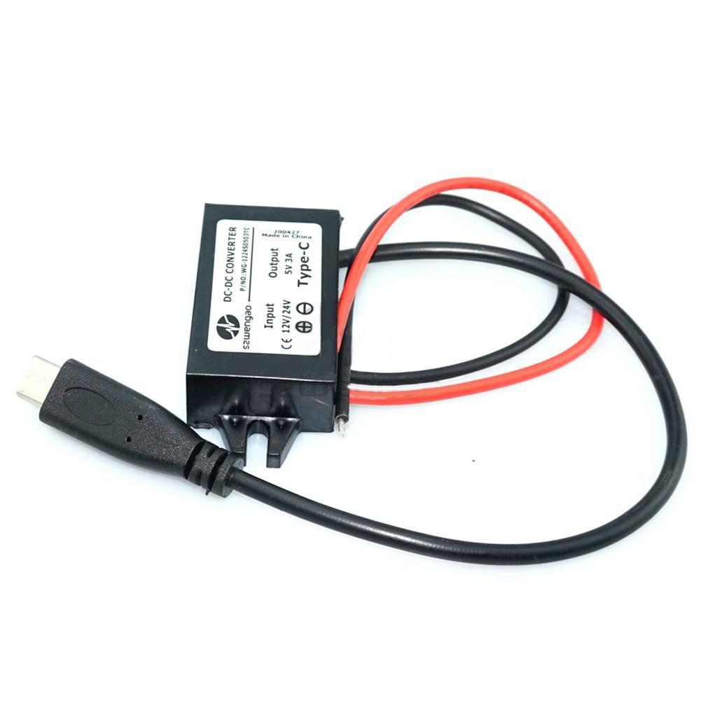 Type-C USB Smart Charger 12V 24V Drop 5V 3A15W  Power Module Converter
