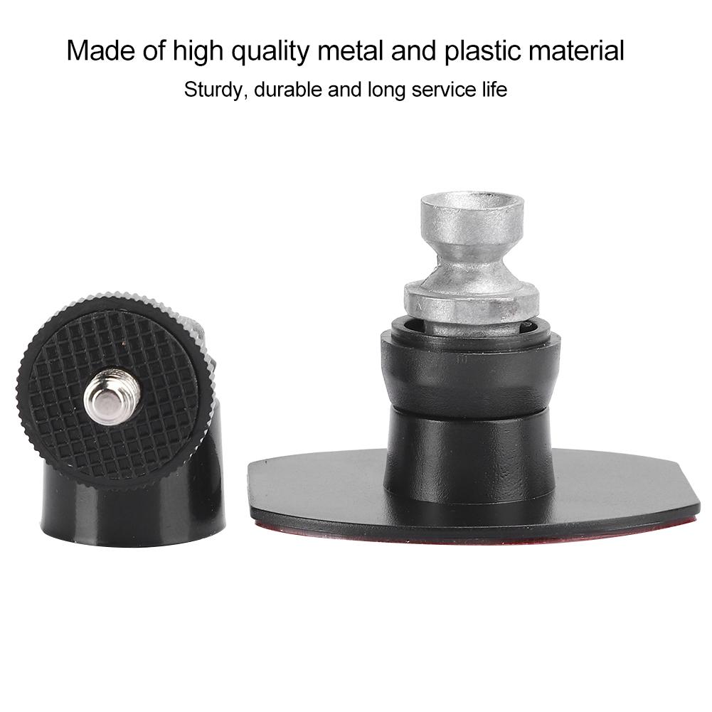 HD 052 Aluminium Alloy Car General Double Sides Adhesive Tape Bracket Mini Automobile Data Recorder Stand