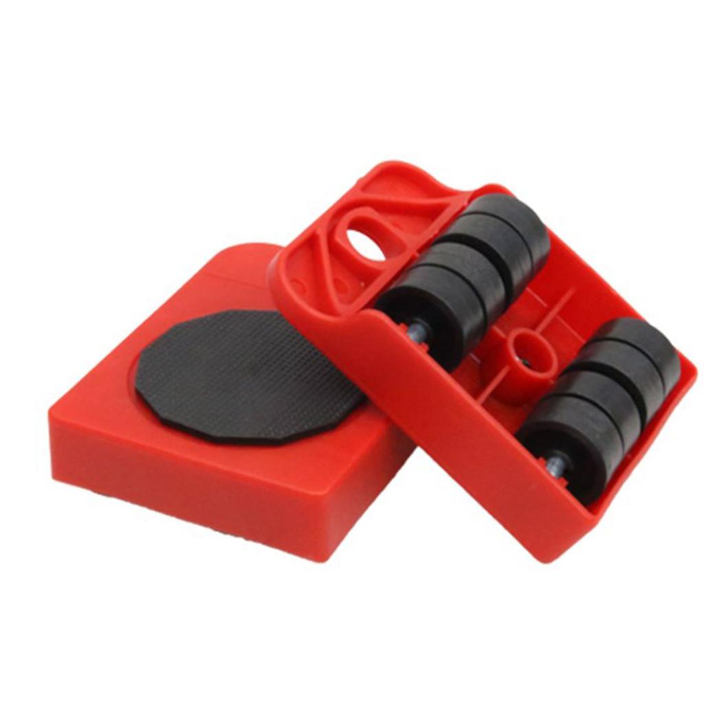 5Pcs Furniture Lifter Mover Dolly 360 degrees  Rotation Great Bearing for Sofa Table Cabinet