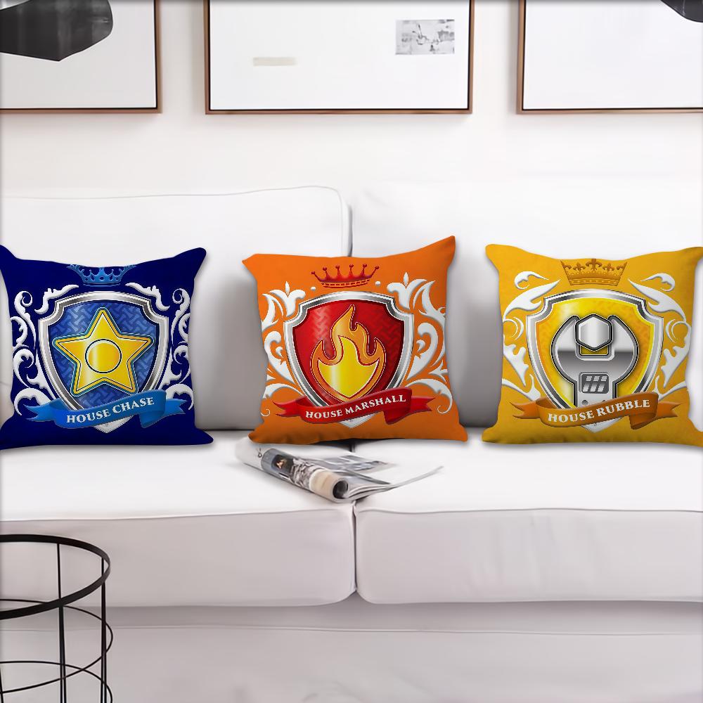 Federa per cuscino distintivo P-Patrol Miglior cuscino da caffè per Home Office P-PAWS Stampa Decorazione Divano Stanza Negozio Auto Semplicità Nordica Colpo