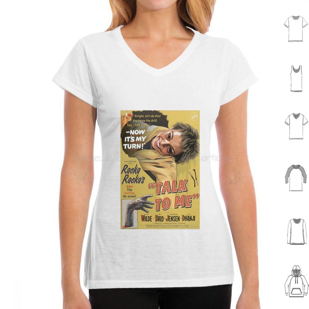 

Talk To Me 2023 T Shirt Men Women Kids 6xl 2023 Horror Scary Movie Thriller Film A24 Hand Creepy Talk To Me 3XL