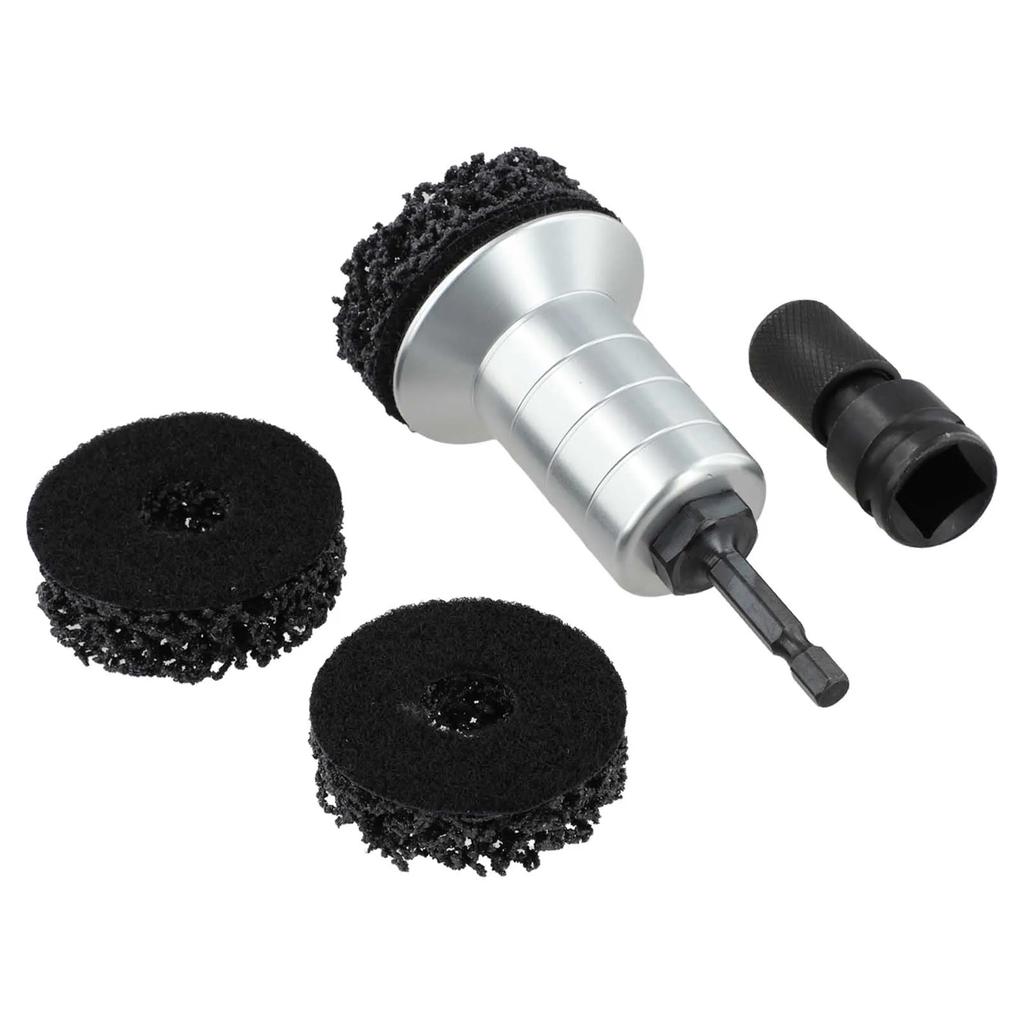 4pcs Car Hub Shaft Head Rust Removal Tool Rust Cleaning Tools Maintenance Brake Disc Rust Removal For Cleaner Kit For Nuts