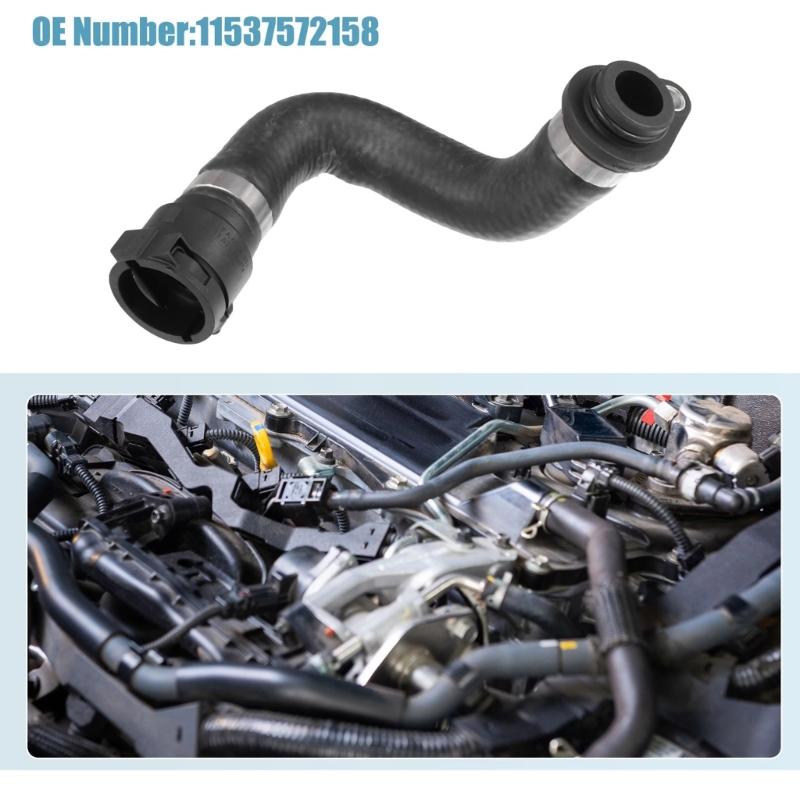 Cooling System Water Hose Pipe 11537572158 for E81 E83 E87 E88 E90 116i 118i Radiator Coolant Heater Hose Replacement