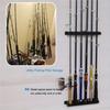 Easy-Install Fishing Rod Wall Rack High-Density Foam Grip Storage for Garage Sports Equipment Rod Holders for Fishing Rods