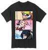 Naruto Shippuden Sakura Sasuke Panel Brand New Anime Graphic T-Shirt