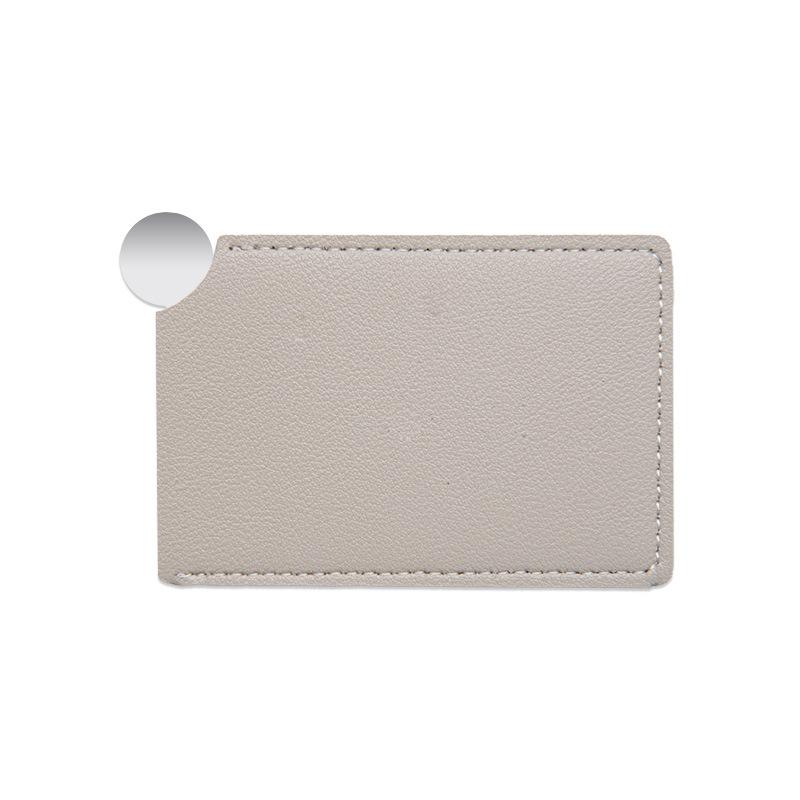 1pc Portable Mini Stainless Steel Unbreakable Makeup Pocket Mirror Cosmetic Mirror Cute Makeup Hand Pocket Mirror
