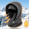 Integrated Winter Cycling Hat & Neck Gaiter - Windproof Headgear for Cold Protection