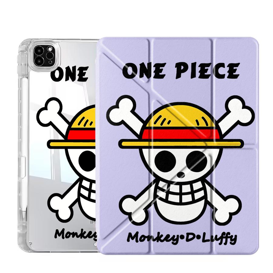 Custodia per Tablet con Logo One Piece Luffy per iPad Pro 2025 Mini 6 7 Pro 11a 10a 9a 8a 7a 12.9 pollici Air 4 5 M3 M2 1 2 M4 11 pollici