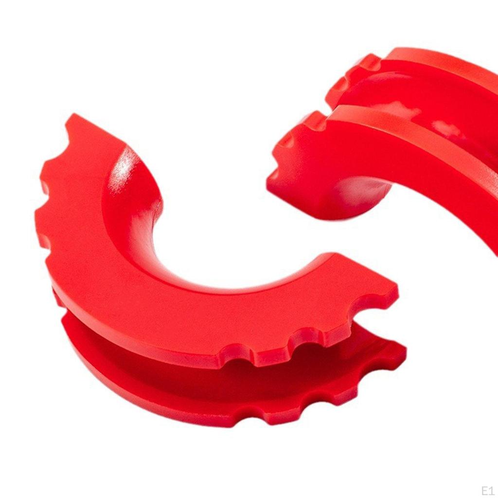 2 Pieces D Ring Shackle Isolators Accessory Portable Replacement Easy Installation Multipurpose Fits