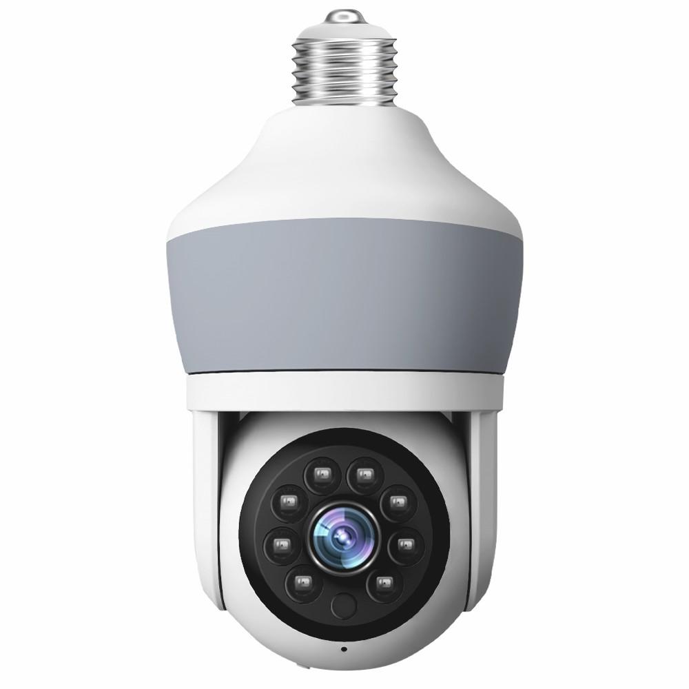 

D211EM WiFi Bluetooth-compatible Camera E27 Bulb Shape 3MP Wireless Motion Detection Two-Way Voice Night Vision Camera A