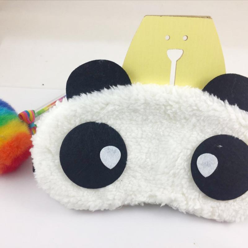 Maske zum Schlafen, niedlicher Panda, schlafendes Gesicht, Augenbinde, Augenschutz, atmungsaktiv, für Kinder und Frauen, Reiseabdeckung, Gesundheitspflege, Hilfe, Augenklappe, Werkzeug