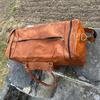 Genuine Leather 'Vintage Gym Weekend Bag Travel Duffle Overnight Luggage Men'