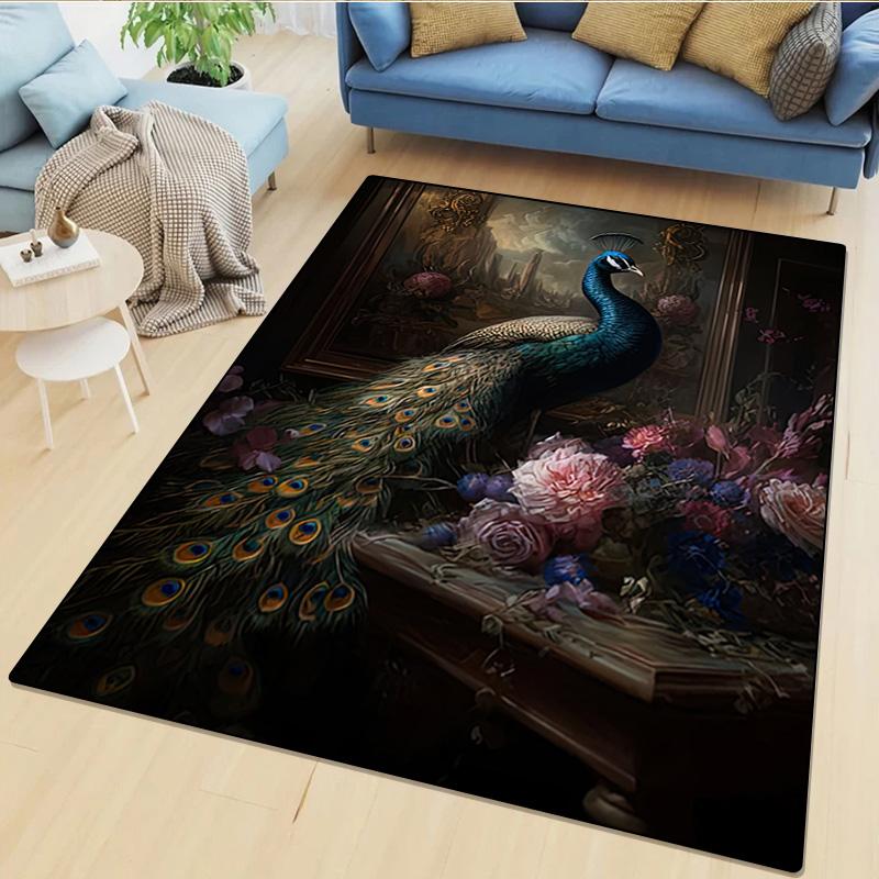 Flowers Animal Rug Home Carpet Office Decorative Carpet For Living Room Bedroom Door Mat Floor Carpet Computer Chair Area Rug