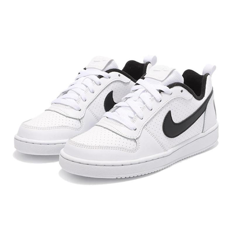 Nike Court Borough Low 'Summit White Black' GS Sneakers 839985-101