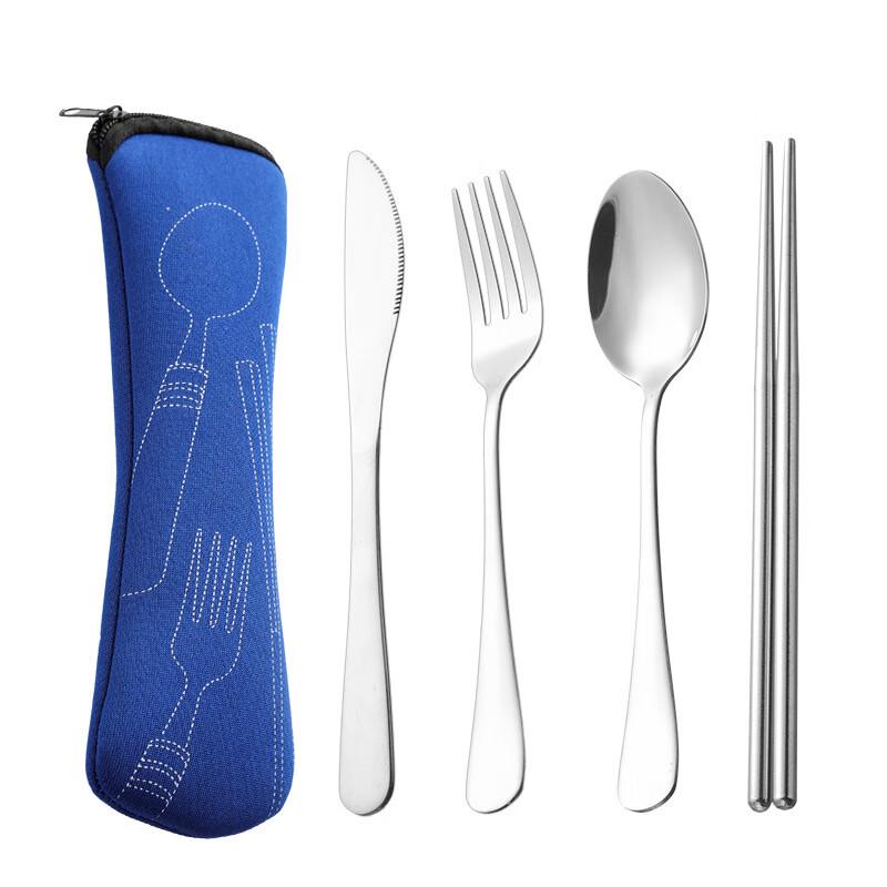 ZISIZ Portable Stainless Steel Cutlery Set