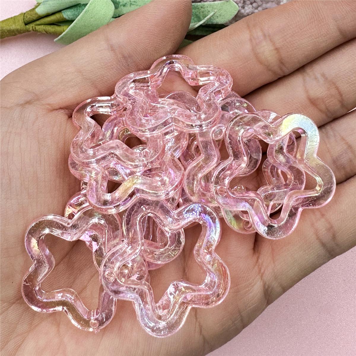 

Товары для дома, вечеринки, бусины в форме пентаграммы, 20 шт., акриловые, 29,6 мм, модное ожерелье, выдолбленные лазером, бусины в форме звезд, ювелирные аксессуары, бисерный материал