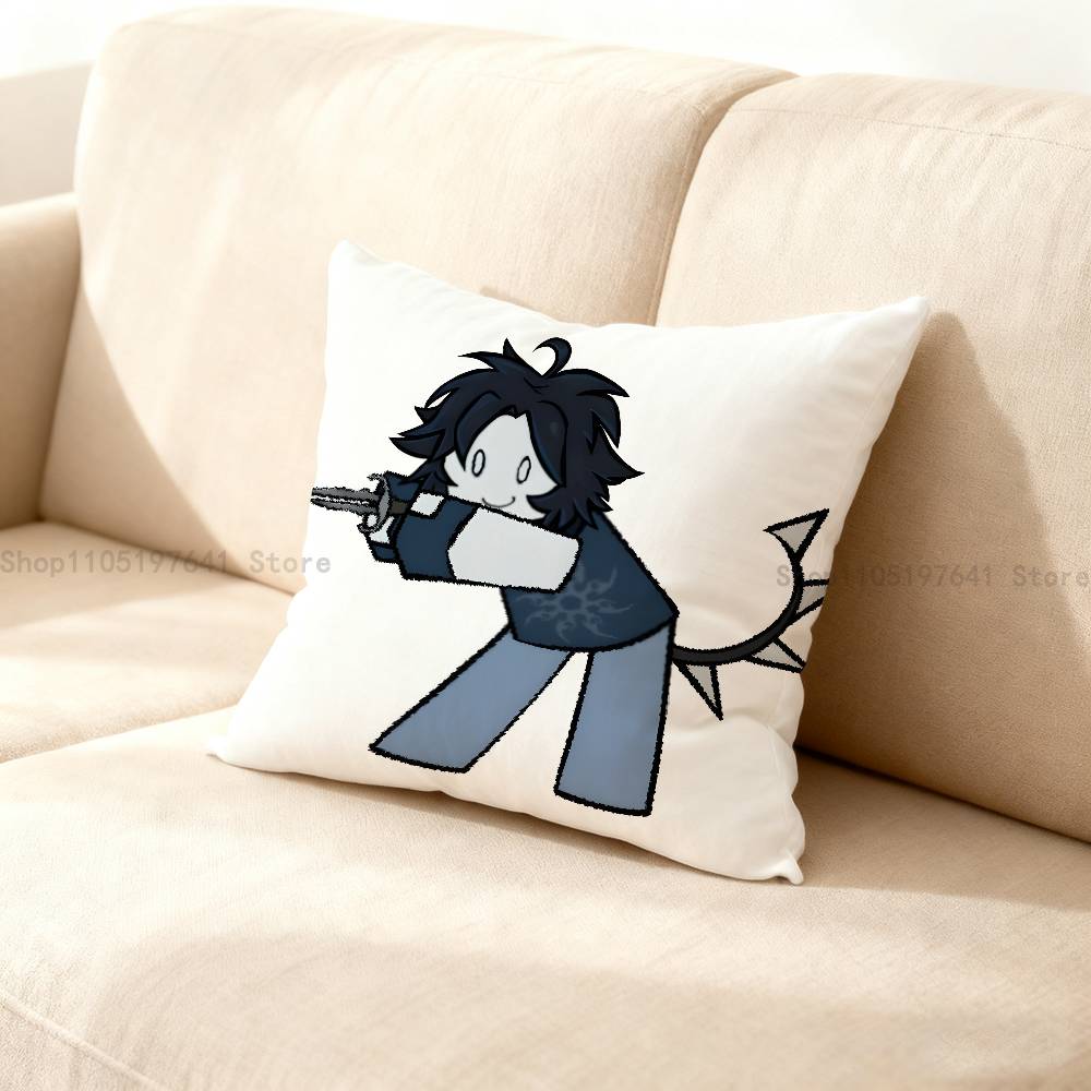 T-Two T-Time Pillow Case Cute Cartoon Anime peripheralsBedroom Sofa Decorative Cushion Cover Soft Cushion Cover