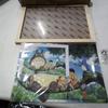 Studio Ghibli Totoro Drewniana Układanka Urocza Ozdoba&Drewniana Układanka Totoro Z Ramką DIY Dekoracja Biurka