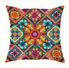 Pcs Boho Mandala Pillow Covers Colorful Ethnic Floral Decorative Pillowcases for Sofa Bedroom Living Room Home Decor