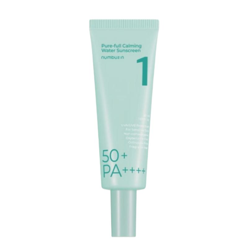 

numbuzin No.1 Pure-Full Calming Watery Sun Cream Korean Skincare Cooling UV Protection SPF50+ PA++++ 50ml
