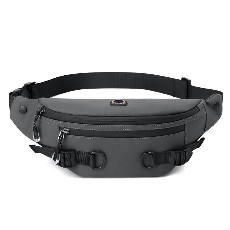 Waist Fanny Pack Hip Belt Bag for Men Anti-theft Running Nylon Male Travel Cross Body Sling Chest Pack Bum Bag