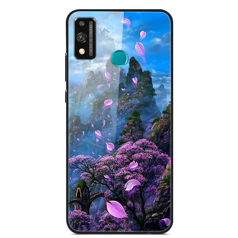 

Tempered Glass Case For Huawei Honor 9X Lite Case Cover Bumper on Honor 9X Lite 2020 9XLite 9 X light Case Hard Back Cover -Honor 9X Lite