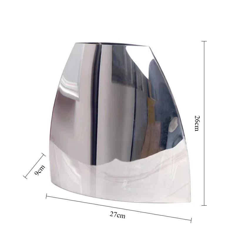 Modern Vase Elegant Unusual Shape Flower Vases Aesthetic Decoration Flower Bottle Living Room Flowerpots Bedroom Desk Decorating