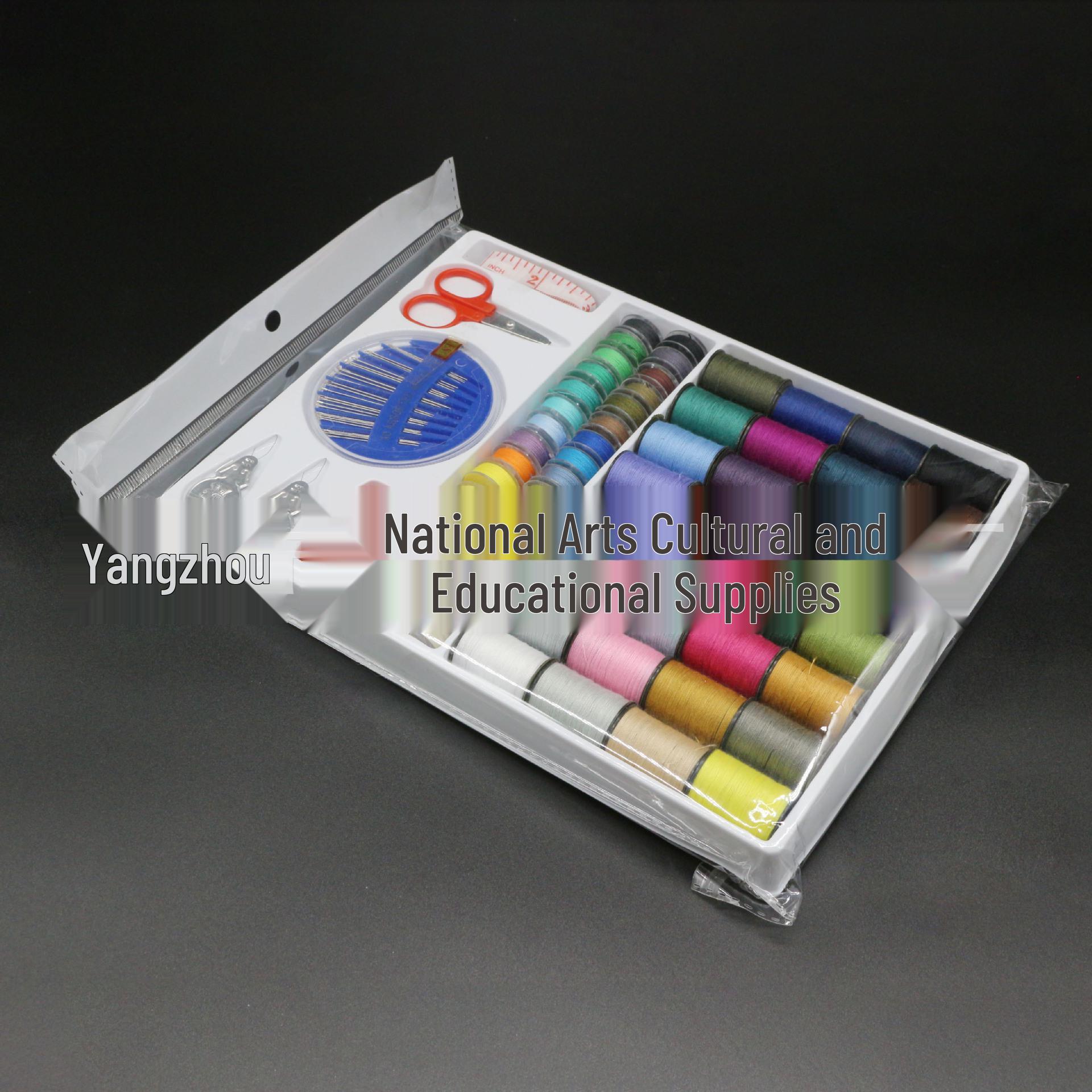 

Sewing Kit: 64 Spools, 32 Colors, Bobbin Thread, Scissors, Needle Threader, Sewing Needles & Thread Set