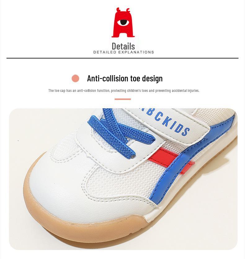 Abckids5330 Kids' Mesh Non-slip Sneakers - 2025 Spring/Autumn Collection for Boys & Girls