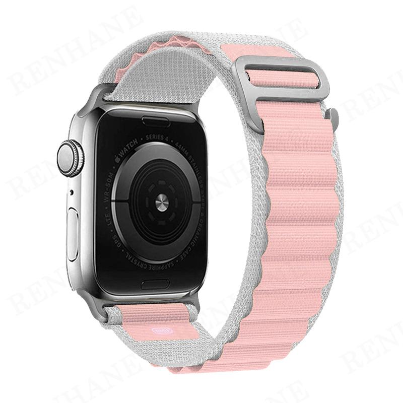 Alpine Loop Nylon Band for Apple Watch Strap 49mm 45mm 41mm 44mm 40mm 42mm 38mm Metal G-Hook Bracelet IWatch Ultra 34 5 SE 6 7 8 Strap