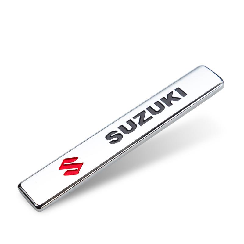 1Pcs Car Styling 3D Metal Quattro Emblem Car Fender Trunk Badge Stickers For Suzuki Jimny Swift Samurai Vitara SX4 Alto Kaiser
