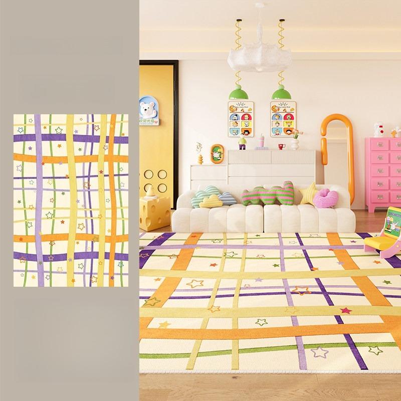 Dopamine Color Bedroom Decor Washable Carpet Large Area Carpets for Living Room Thick Plush Study Floor Mat Home Fluffy Soft Rug