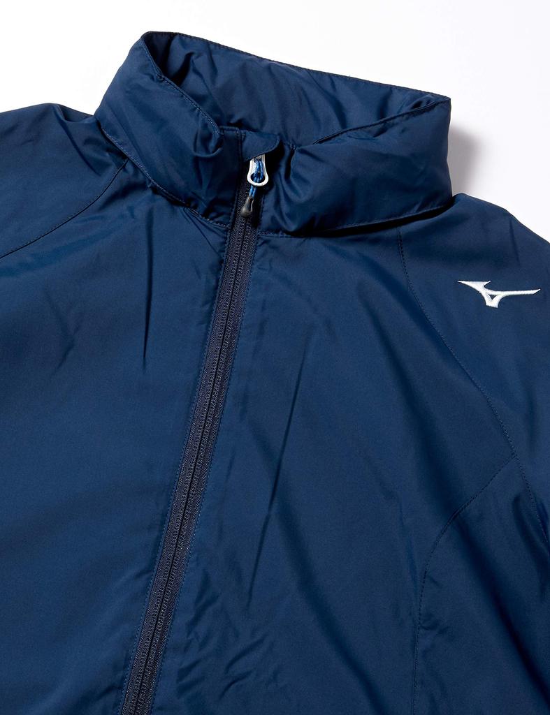 Mizuno Basic Trail with Storage Size Dress M Women's Jacket, Water-Repellent, Pouch, 14, Navy, (A2ME8207)