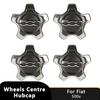 1/2/4 Pezzi Copricerchio Argento da 16 pollici con Anello per Cerchi Fiat 500x Set Tappi Centrali Mozzo Tappo Coprimozzo Ruota Sostituzione 735626312