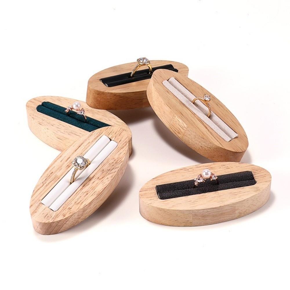 Ovales Schmuck-Display-Requisit Kompaktes Design Schmuckständer Ring Ohrring-Display Schmuckaufbewahrung