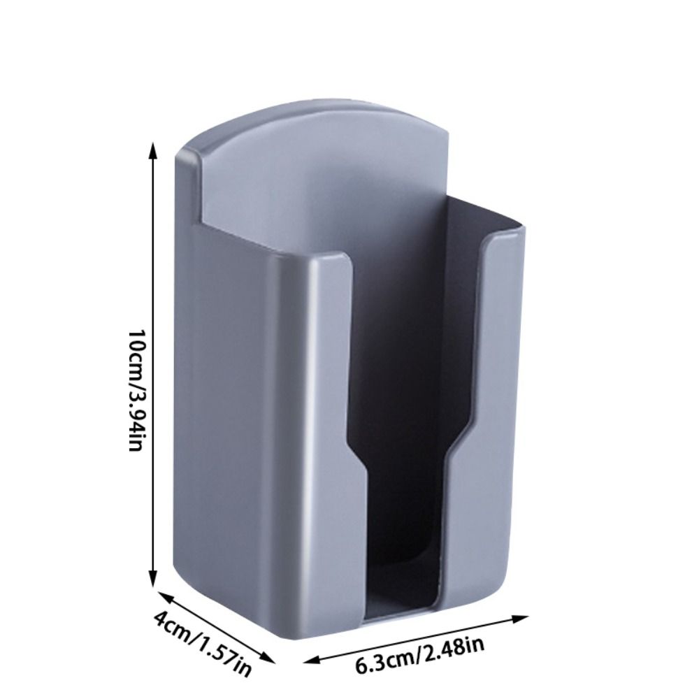 No Punching Required Remote Control Holder Adhesive Mobile Phone Plug Case Durable Rack Shelf