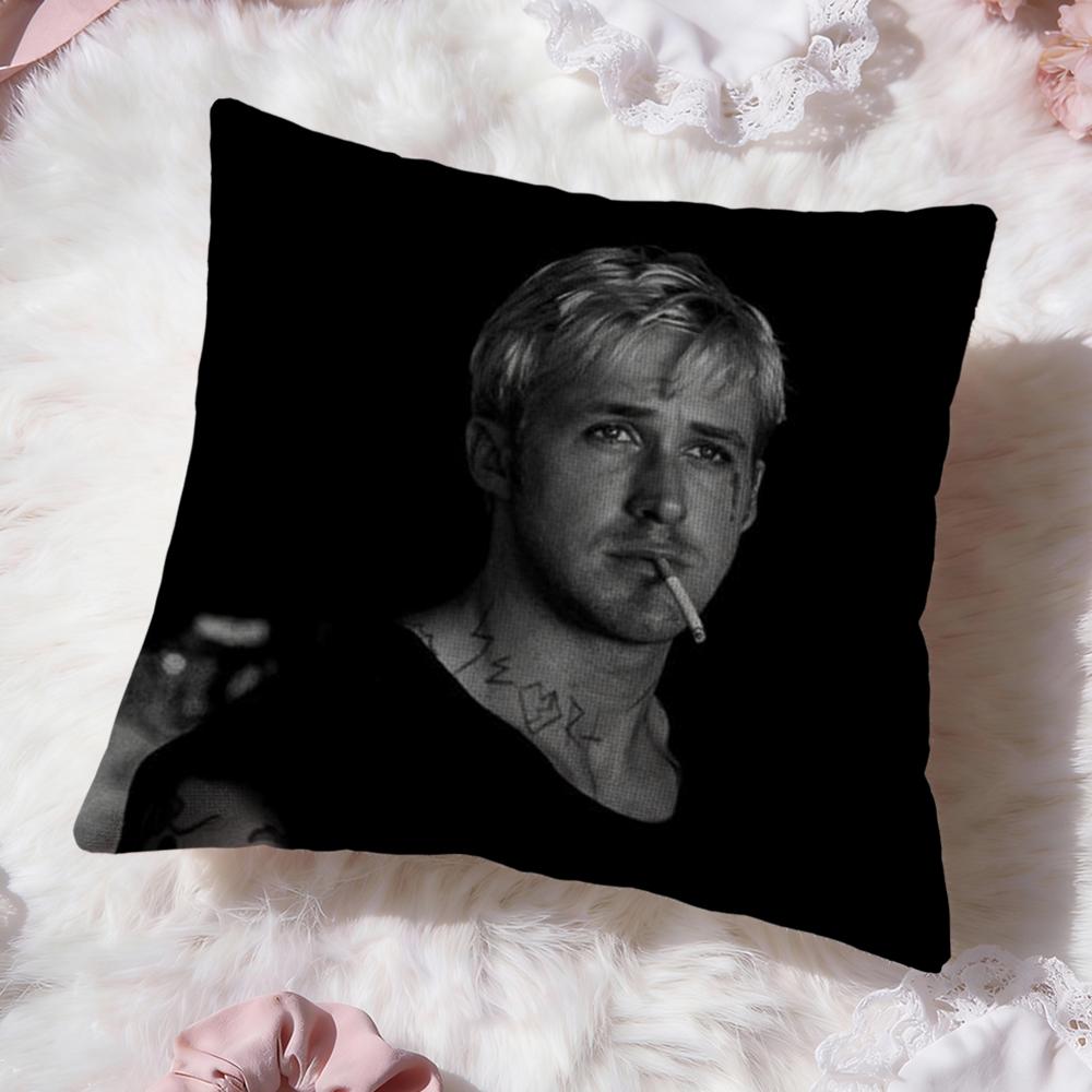 Federa Cuscino Singer R-Ryan Gosling Comfort Premium Reversibile - Design Due in Uno per Qualsiasi Stanza & Interno Auto