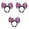 Platinum Jubilee Union Jack Bow Tie Headband Hairband For Men And Women Perfect For Celebrations
