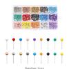 4mm Round Head Quilting Pins With Storage Case 200/500/900Pcs Colorful Sewing Positioning Pins For Dressmaking Quilting 3XUF