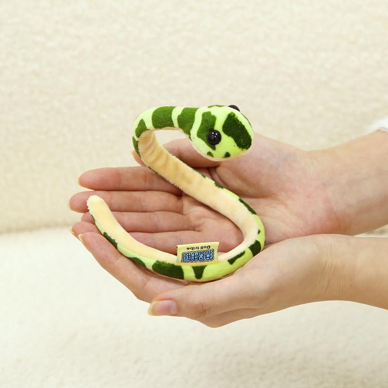2025 Schlange Niedliches Plüschtier Cartoon Mädchen Kinder Feiertag Geburtstagsgeschenk Puppe 32cm