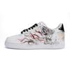 Air Force 1 Slip Resistant Abrasion Resistant Low Top Skateboard Shoes Men's Black White CW2288-111(Team516-)
