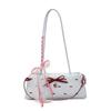 Butterfly Knot Dot Fashion Tote Bag In Spongy Material For Urban Wear