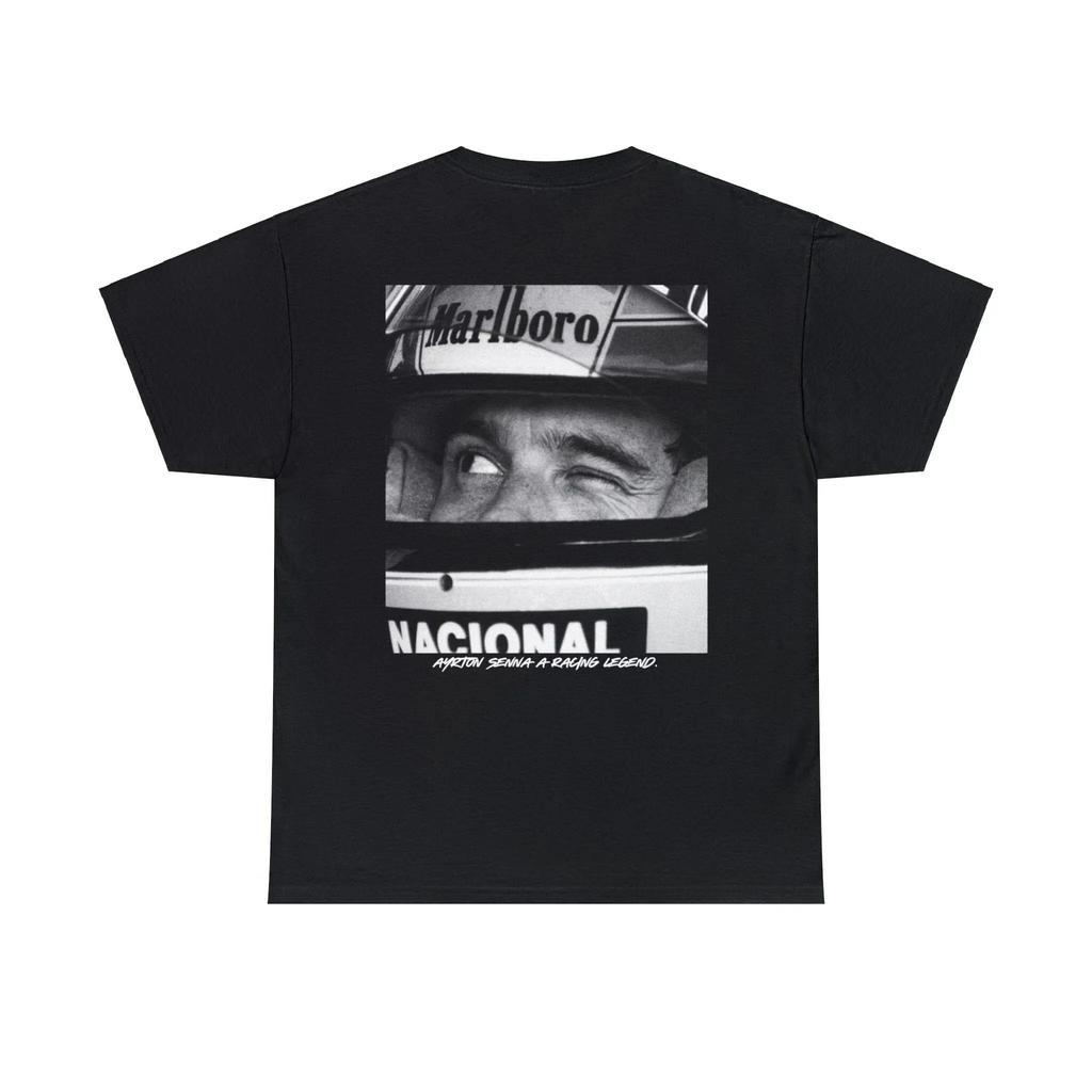 T-shirt Grafiche Formula 1 Ayrton Senna T-shirt da Palestra Uomo Donna Abbigliamento Y2k Liam Payne Stile Retro Top Estivi Magliette