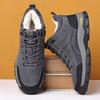 Winter Wool Men's Cotton Shoes Outdoor Casual Velvet Warm Leather Cowhide Men's Middle-aged Men's Shoes Winter Shoes
