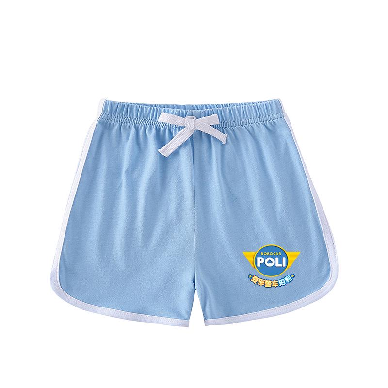 Kids' Summer Color Block Set: Short Sleeve T-shirt & Shorts for Boys and Girls