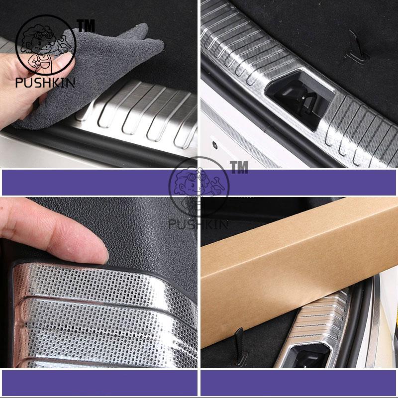 For BYD Sealion 06 EV/DMI 2025 2026 Car Rear Trunk Inner Bumper Plate Guard Stainless steel Anti-Scratch Protector Accessories