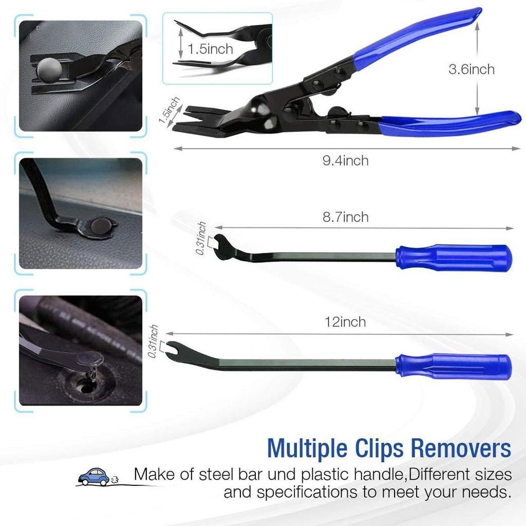 Zestaw narzędzi do modyfikacji wnętrza i audio samochodu – 5/19/40/330 sztuk