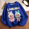 Children's Cute Hoodies for Spring, Autumn and Winter, Fashionable Round-neck Thickened Long-sleeved Loose Hoodies for Boys and Girls